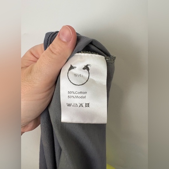 Wolf Vs Goat Long Sleeve Ombré T-shirt - Picture 4 of 6